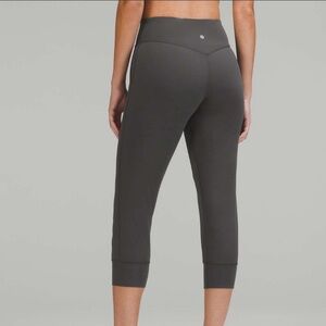 •LULULEMON• Align High-Rise Cropped Jogger Graphite Grey